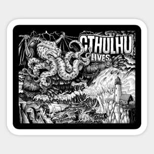 Ctulhu lives Sticker